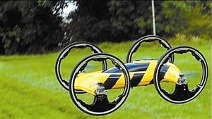 英推出遥控“飞车” 融合汽车和直升机功能(图)