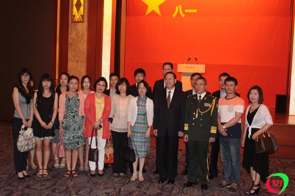 驻韩中国大使馆在乐天酒店庆贺 中国人民解放军建军86周年