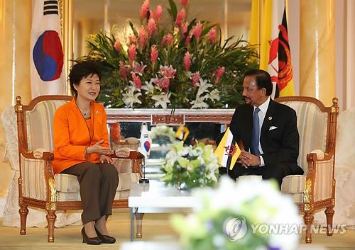 朴槿惠会见文莱苏丹 望能帮助韩企扩大进军范围