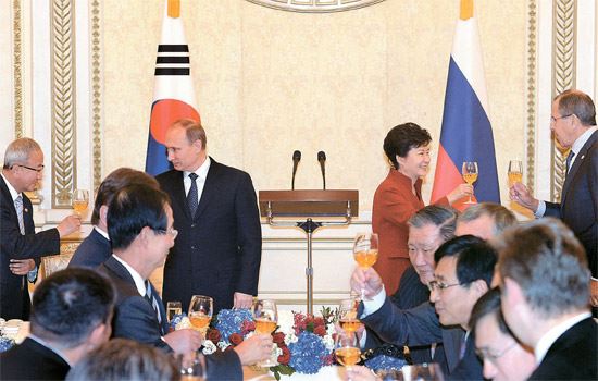 韩俄首脑：绝不容忍平壤的核导弹路线