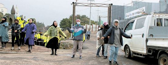 将守护离於岛的济州海军基地施工现场