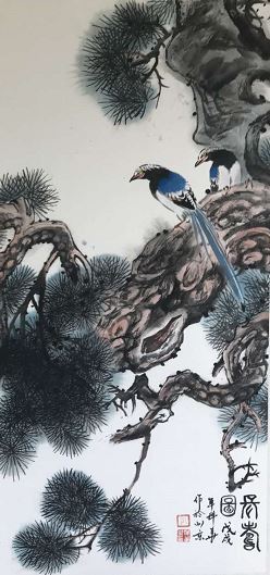 京津画派花鸟画名家孔祥华：雍容典雅_大家本色