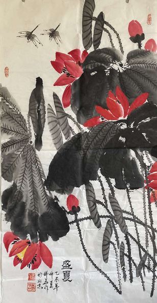 京津画派花鸟画名家孔祥华：雍容典雅_大家本色