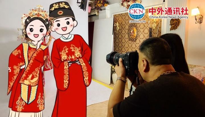 荣成梦丹婚纱摄影楼带你走进古典爱情世界